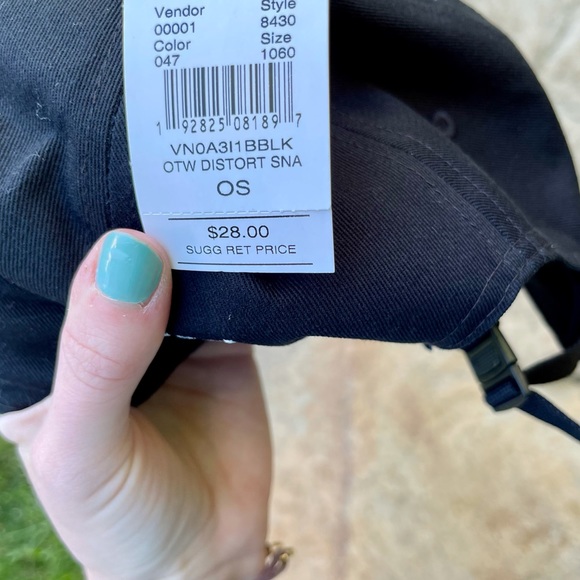 NWT VANS SNAPBACK HAT BLACK CHECKERBOARD NEW LOGO - Picture 14 of 14